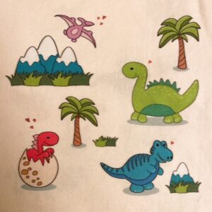 Dino colorés *exclusif*